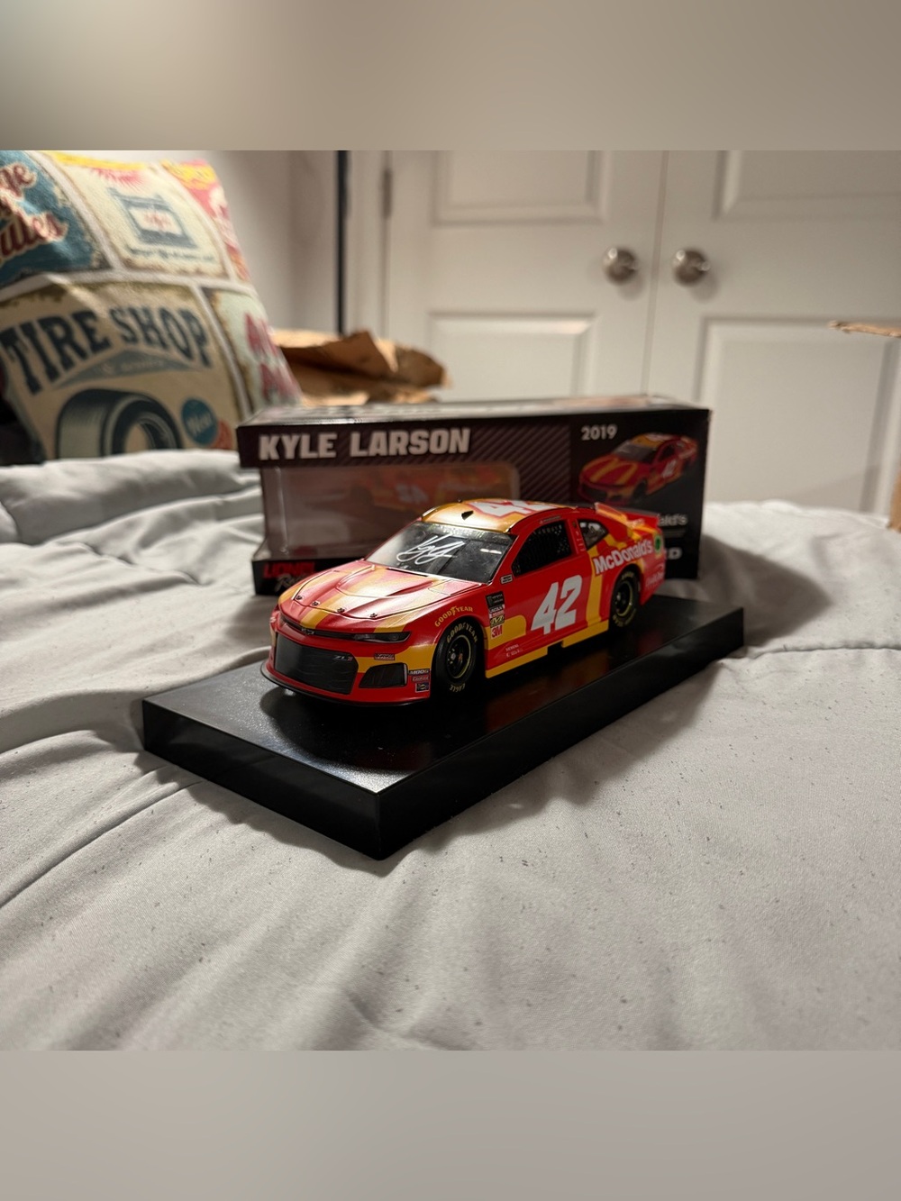 NASCAR Pristine Authentic Autographed #42 Kyle Larson 2019 McDonald’s Camaro ZL1